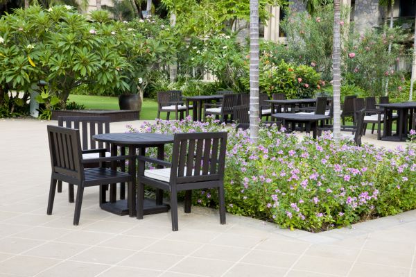 Courtyard Landscaping in Tampa