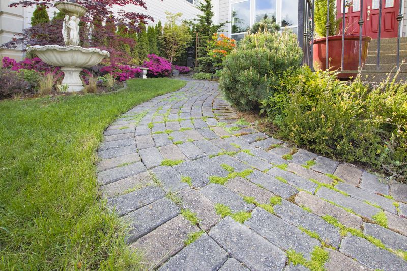 Natural Stone Paver Pathway