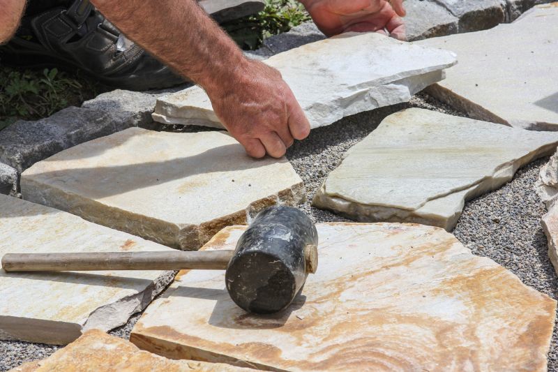 Pea Stone Installation
